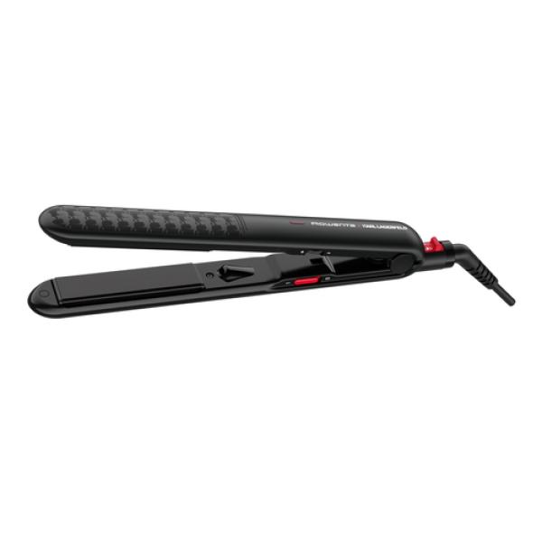 Plancha De Pelo Rowenta Sf321lf0 Karl Lagerfeld Optiliss Color Negro Y Rojo 130-230ºc