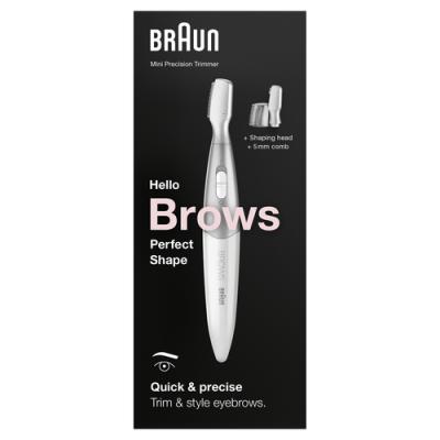 Recortadora Para Cejas Braun Fg1106 Alta Precision Pila Aaa