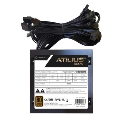 Fuente De Alimentacion Unyka Atx Uk212501 Atilius 2.0 Black