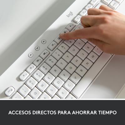 Teclado Logitech Bluetooth K650 Signature Color Blanco P/n: