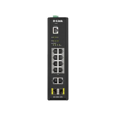 Switch Industrial D-link Dis-200g-12ps 8p Poe + 2p Giga Y 2p