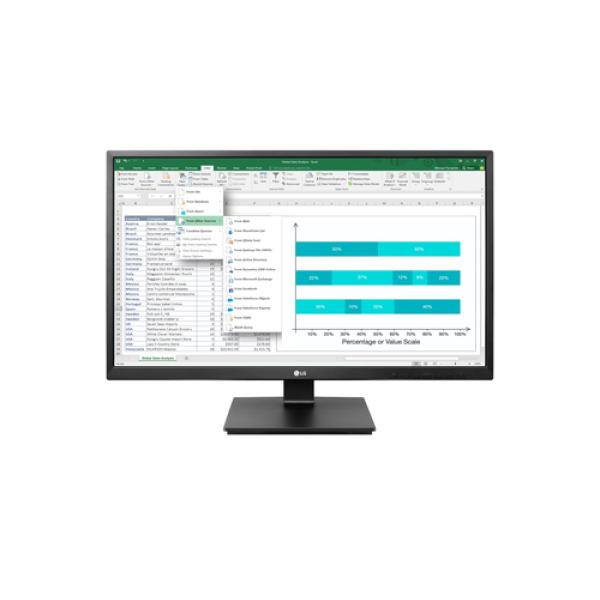 Monitor 27" Hdmi Vga Dp Lg 27bk550y-b Fhd 1920x1080 250 Cd/m² Ips 5 Ms Multimedia Color Negro