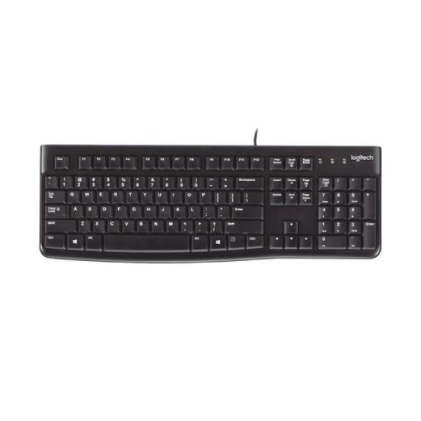 Teclado Logitech K120 Retail Frances Con Cable Usb P/n:920-002488