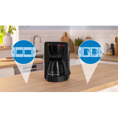 Cafetera de Goteo Bosch MyMoment/ 15 Tazas/ Negra