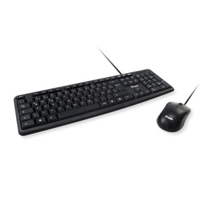 Combo Teclado + Mouse Usb Equip Life Color Negro Italiano