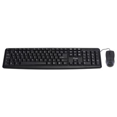 Combo Teclado + Mouse Usb Equip Life Color Negro Italiano