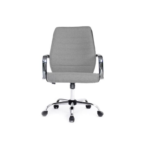 Silla De Oficina Equip Respaldo Alto Color Gris Recubrimiento Pu De Alta Calidaddiseño Ergonomico