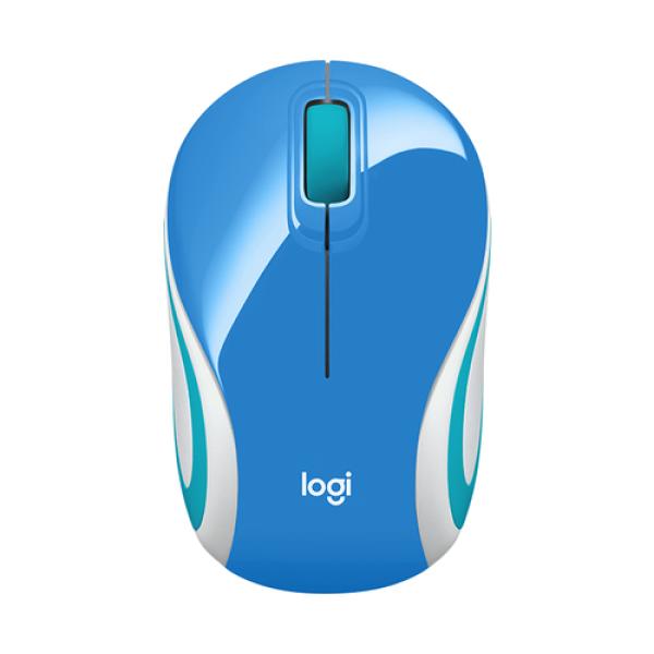 Mouse Logitech Wireless M187 Minimouse Color Blue P/n:910-002733