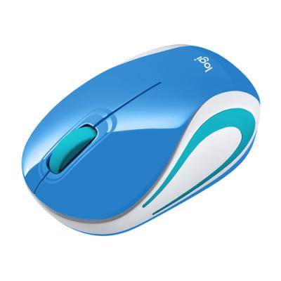 Mouse Logitech Wireless M187 Minimouse Color Blue P/n:910-002733