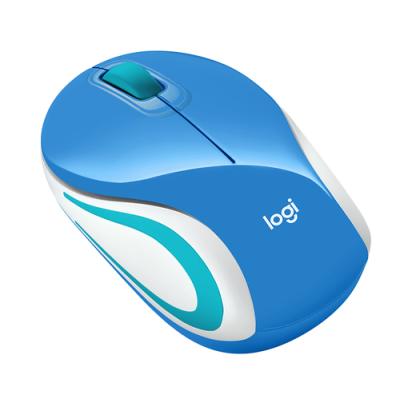 Mouse Logitech Wireless M187 Minimouse Color Blue P/n:910-002733