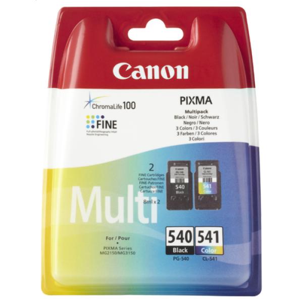 Cartucho Canon Pixma Mg2150/mg3150 Bundle 2 Cartuchos Pg540 Negro+cl541 Color