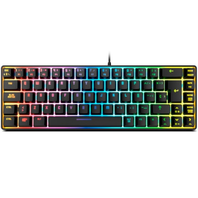 Teclado Gaming Krom Kalista/ Negro