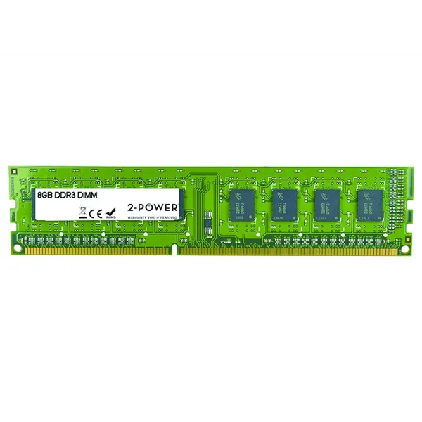 Memoria RAM 2-Power MultiSpeed 8GB/ DDR3/ 1066/ 1333/ 1600MHz/ 1.35V - 1.5V/ CL7/9/11/ DIMM