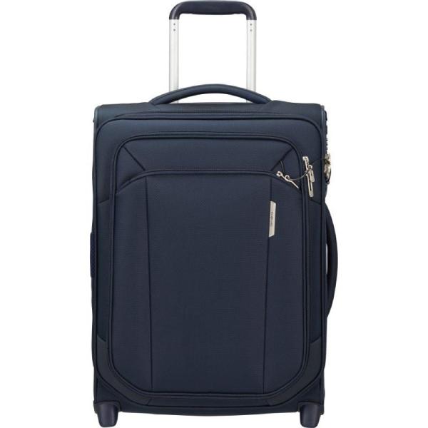 Maleta de Cabina Samsonite Respark Upright Expansible 55cm/ 55x40x27cm/ 2 Ruedas/ Azul Medianoche