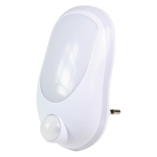 Luz de Noche con Sensor de Movimiento Smartwares 10.013.04/ 0.4W/ Blanca