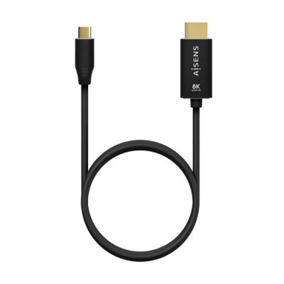 Cable Conversor Aisens A109-0711/ USB Tipo-C Macho/ HDMI 8K