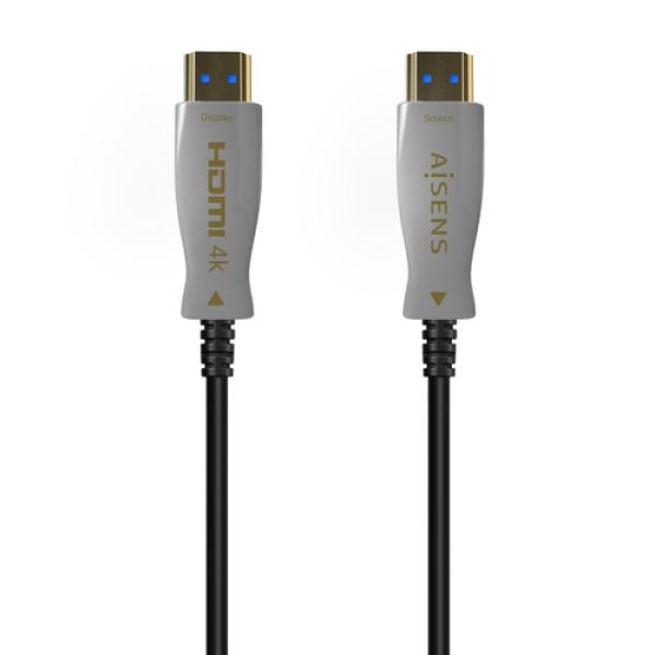 Cable HDMI 2.0 AOC 4K Aisens A148-0699/ HDMI Macho - HDMI Macho/ 125m/ Negro