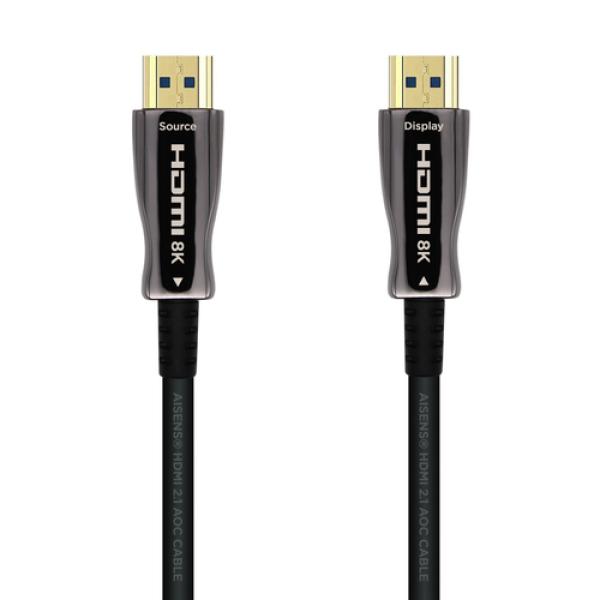 Cable HDMI 2.1 AOC 8K Aisens A153-0520/ HDMI Macho - HDMI Macho/ 40m/ Negro