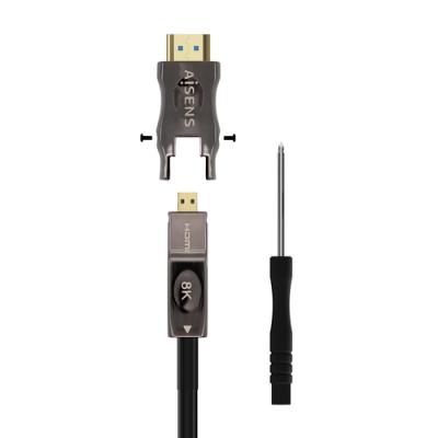 Cable HDMI 2.1 AOC 8K Desmontable Aisens A153-0647/ HDMI Macho