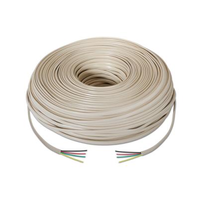 Bobina de Cable de Teléfono Aisens A143-0321 4C/ 100m/ Beige