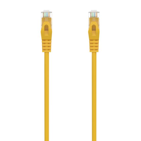 Cable de Red RJ45 AWG24 UTP Aisens A145-0564 Cat.6A/ LSZH/ 30cm/ Amarillo