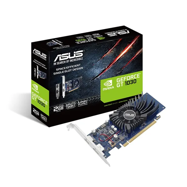 Asus GeForce GT 1030 2GB GDDR5 Compatible con Perfil Bajo