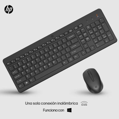 Teclado y Ratón Inalámbricos HP 330/ Negro