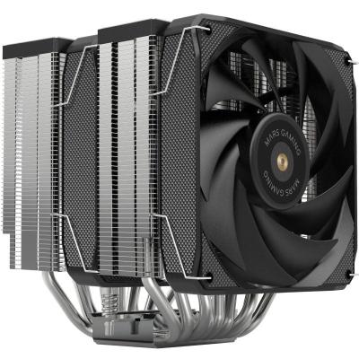 Ventilador Con Disipador De Cpu Mars Gaming Mcpu-xu9 Black Dual