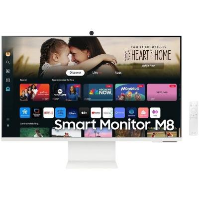 Smart Monitor Samsung M8 S32DM801UU 32'/ 4K/ Smart TV/ Webcam/