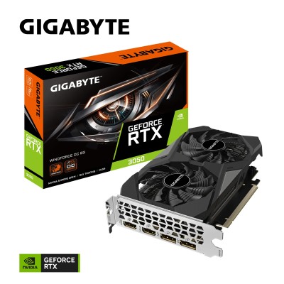 Tarjeta Gráfica Gigabyte GeForce RTX 3050 WindForce OC/ 6GB