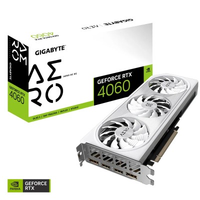 Tarjeta Gráfica Gigabyte GeForce RTX 4060 Aero OC 8G/ 8GB GDDR6