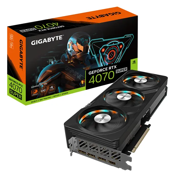 Tarjeta Gráfica Gigabyte GeForce RTX 4070 SUPER GAMING OC/ 12GB GDDR6X