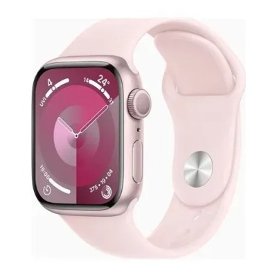 Apple Watch Series 9 (GPS) 41mm aluminio rosa con correa