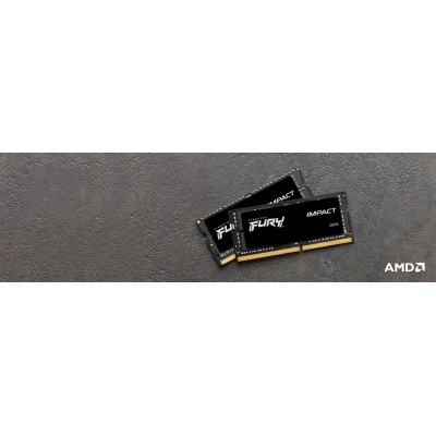 Memoria RAM Kingston FURY Impact 8GB/ DDR4/ 2666MHz/ 1.2V/