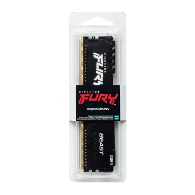 Memoria RAM Kingston FURY Beast 16GB/ DDR4/ 2666MHz/ 1.2V/