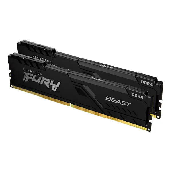 Memoria RAM Kingston FURY Beast 2 x 8GB/ DDR4/ 2666MHz/ 1.2V/ CL16/ DIMM