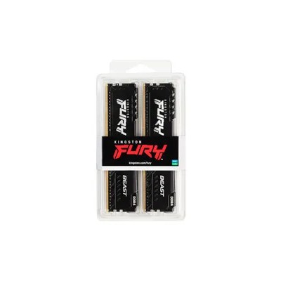 Memoria RAM Kingston FURY Beast 2 x 8GB/ DDR4/ 2666MHz/ 1.2V/