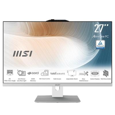 Msi am272p-834es i5-1235u 16gb 512 dos 27" blanco