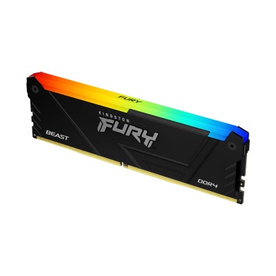 Memoria RAM Kingston FURY Beast RGB 16GB/ DDR4/ 3200MHz/ 1.35V/