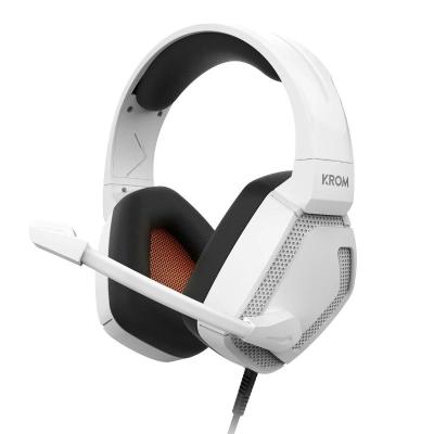 Krom kopa pro | auricular gaming stereo blanco