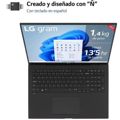 Portátil LG Gram 17Z90R-E.AD78B Intel Core i7-1360P/ 32GB/ 1TB