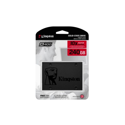 Kingston A400 SSD 240GB a 500MB/s 2.5" SATA 6GB/s