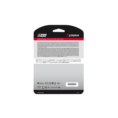 Kingston A400 SSD 240GB a 500MB/s 2.5" SATA 6GB/s