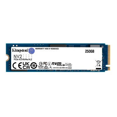 Kingston NV2 NVMe SSD 250GB PCIe 4.0 3000MB/sM.2 2280