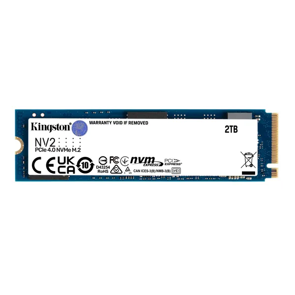 Kingston NV2 NVMe SSD 2TB PCIe 4.0 3500MB/sM.2 2280