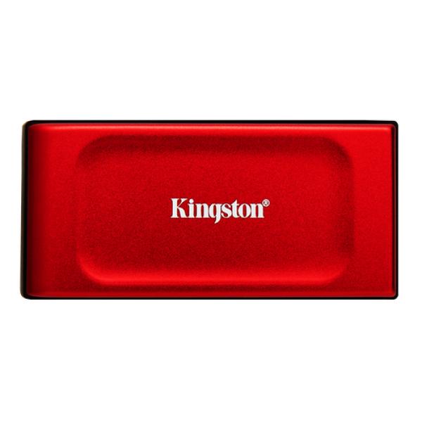 Kingston xs1000 essd 1tb usb 3.2 tipo-c rojo