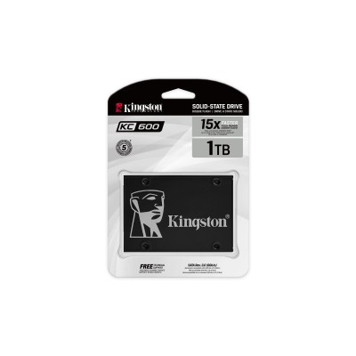 Kingston SSDNow KC600 1TB 2.5" SATA 6GB/s 550MB/s