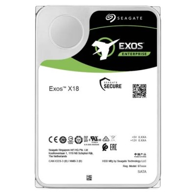 Seagate Exos X18 - 16TB 512e/4Kn 7200rpm 256MB 3.5" SATA 6GB/s