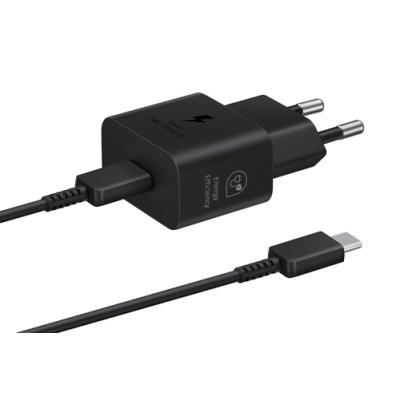 Cargador de Pared Samsung EP-T2510XBEGEU/ 1xUSB Tipo-C + Cable