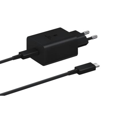 Cargador de Pared Samsung EP-T4510XBEGEU/ 1xUSB Tipo-C + Cable